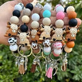 Beaded keychains/wristlets