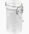 Flip top jar bead holder