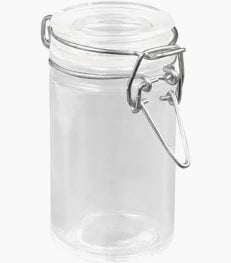 Flip top jar bead holder